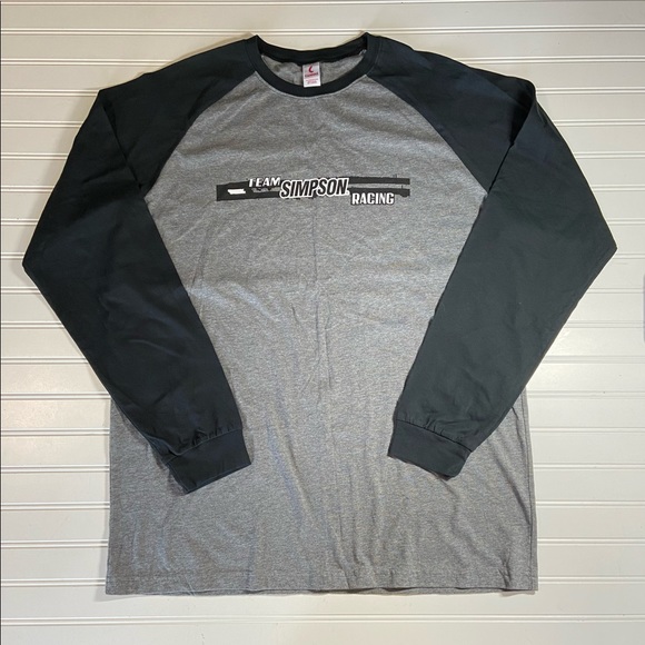 Other - Team Simpson Racing Mens XXL Long Sleeve T Shirt 100% Cotton. New w/o Tags